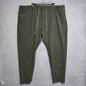 Proper Cloth Pants Mens 46x30 Green The Milano Performance Jogger Travel Comfort